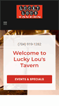 Mobile Screenshot of luckyloustavern.com